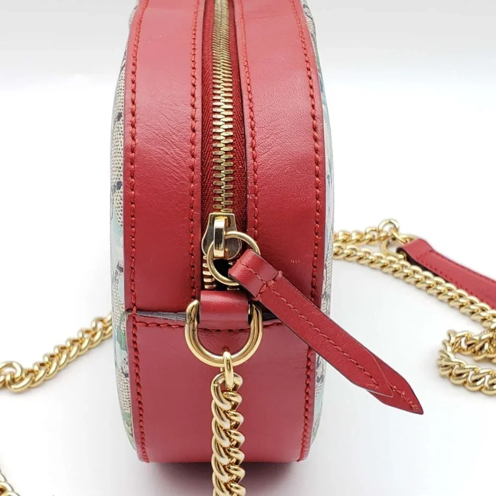 Authentic Gucci GG Supreme Blooms Small Crossbody Bag Floral Canvas - Picture 4 of 12